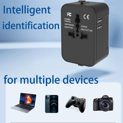 Caricabatterie da Rete Techsuit HHT202-2C Travel, 15W, 3A, 2 x USB-C, Bianco