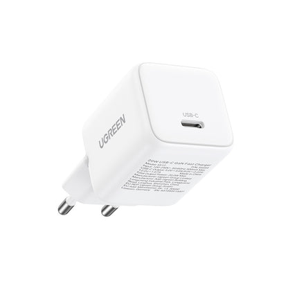Caricabatterie da Rete UGREEN X512, 20W, 3A, 1 x USB-C, Bianco