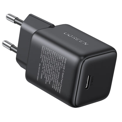 Caricabatterie da Rete UGREEN X513, 30W, 3A, 1 x USB-C, Nero