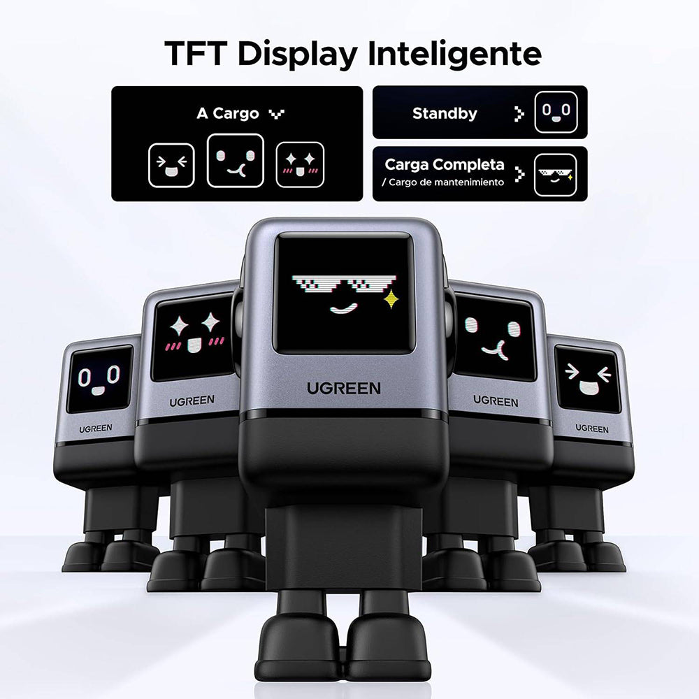 Caricabatterie da Rete UGREEN X688 Uno, 100W, 5A, 1 x USB-A - 3 x USB-C, Nero