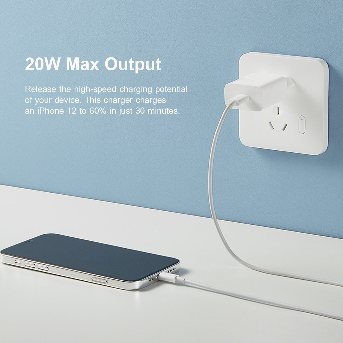 Caricatore da rete Xiaomi, 20W, 3A, 1 x USB-C, Bianco BHR4927GL