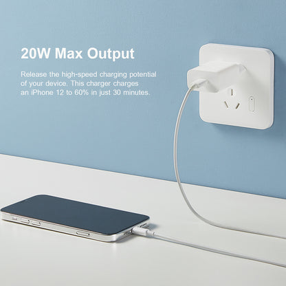 Caricatore da rete Xiaomi, 20W, 3A, 1 x USB-C, Bianco BHR4927GL