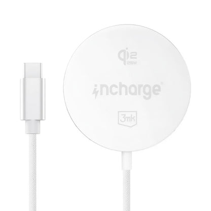 Caricatore Wireless da Rete 3MK Align, 25W, Bianco