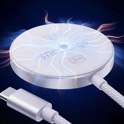 Caricatore Wireless da Rete 3MK Align, 25W, Bianco