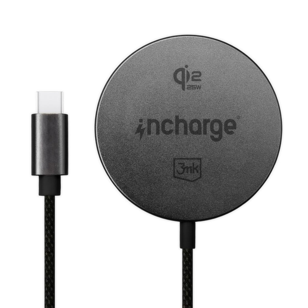 Caricatore Wireless da Rete 3MK Align, 25W, Nero