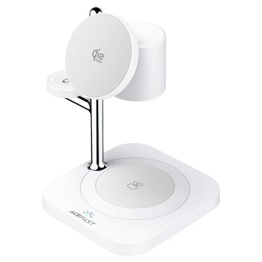 Caricabatterie Wireless Retea Acefast E39 3in1, 32.5W, Bianco