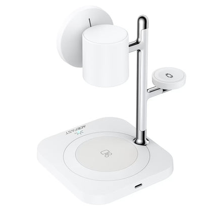 Caricabatterie Wireless Retea Acefast E39 3in1, 32.5W, Bianco