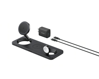 Anker MagGo 3in1 Wireless Network Charger, 15W, 1.67A, Black B25M1311