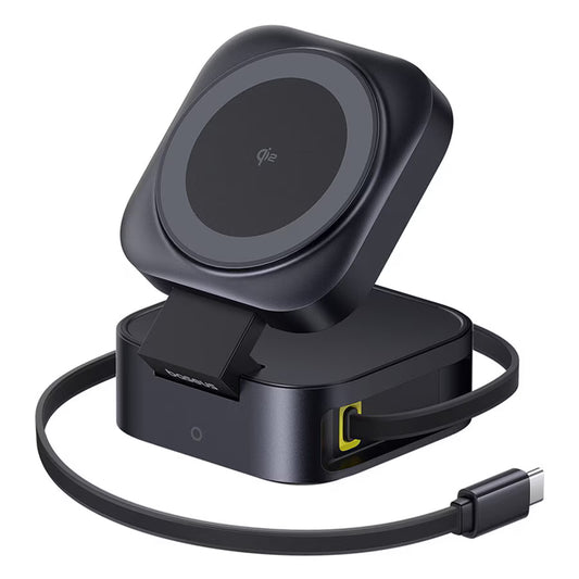 Caricabatterie Rete Wireless Baseus PicoGo 2in1, 67W, 3A, 1 x USB-C, Nero P10276800123-00