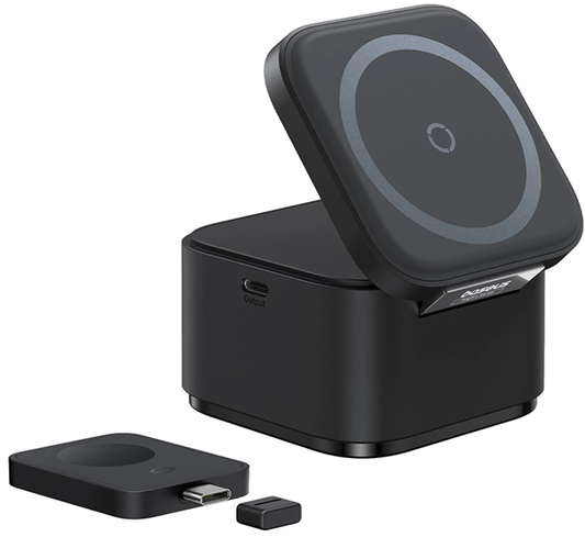 Caricatore Wireless Baseus MagPro 3in1, 25W, 1.67A, Nero P10264100123-01