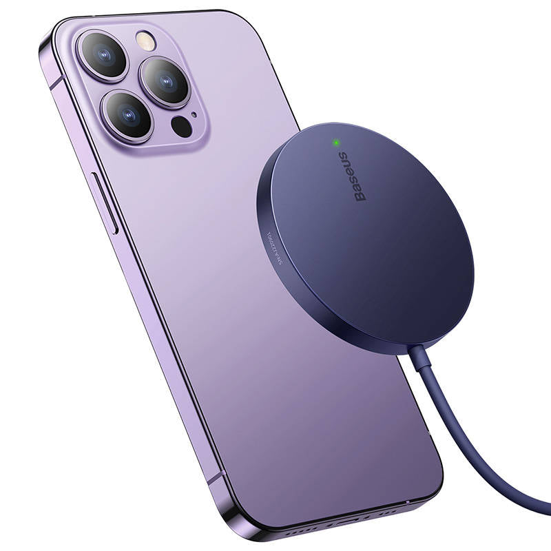 Caricabatterie Wireless Baseus Simple Mini3, 15W, 1.67A, Viola CCJJ040205