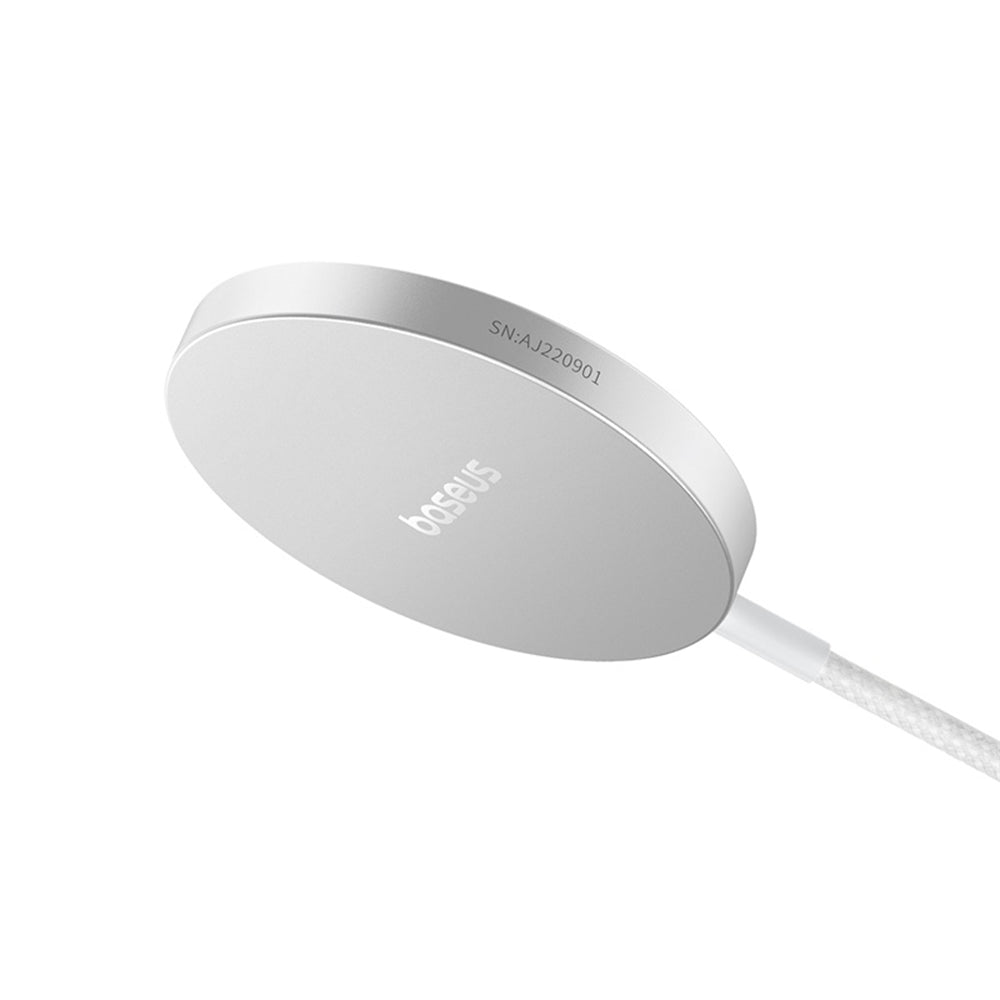 Caricabatterie Wireless Baseus Simple Mini4 Air, 15W, 1.67A, Argento P10278200S11-00