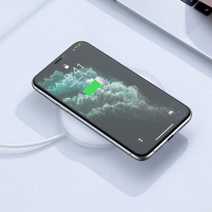 Caricabatterie Wireless Baseus Jelly, 15W, 1.67A, Bianco WXGD-02