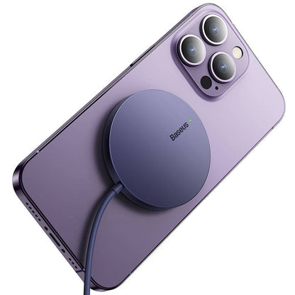 Caricabatterie Wireless Baseus Simple Mini3, 15W, 1.67A, Viola CCJJ040205