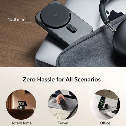 Caricabatterie Wireless ESR CryoBoost 3in1, 25W, Nero