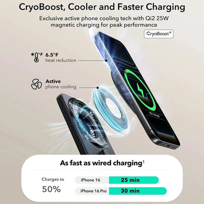 Caricabatterie Wireless ESR CryoBoost 3in1, 25W, Nero