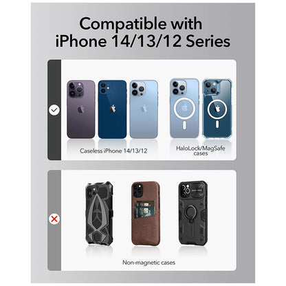 Caricabatterie Wireless ESR HaloLock Shift, 15W, 1.67A, Bianco