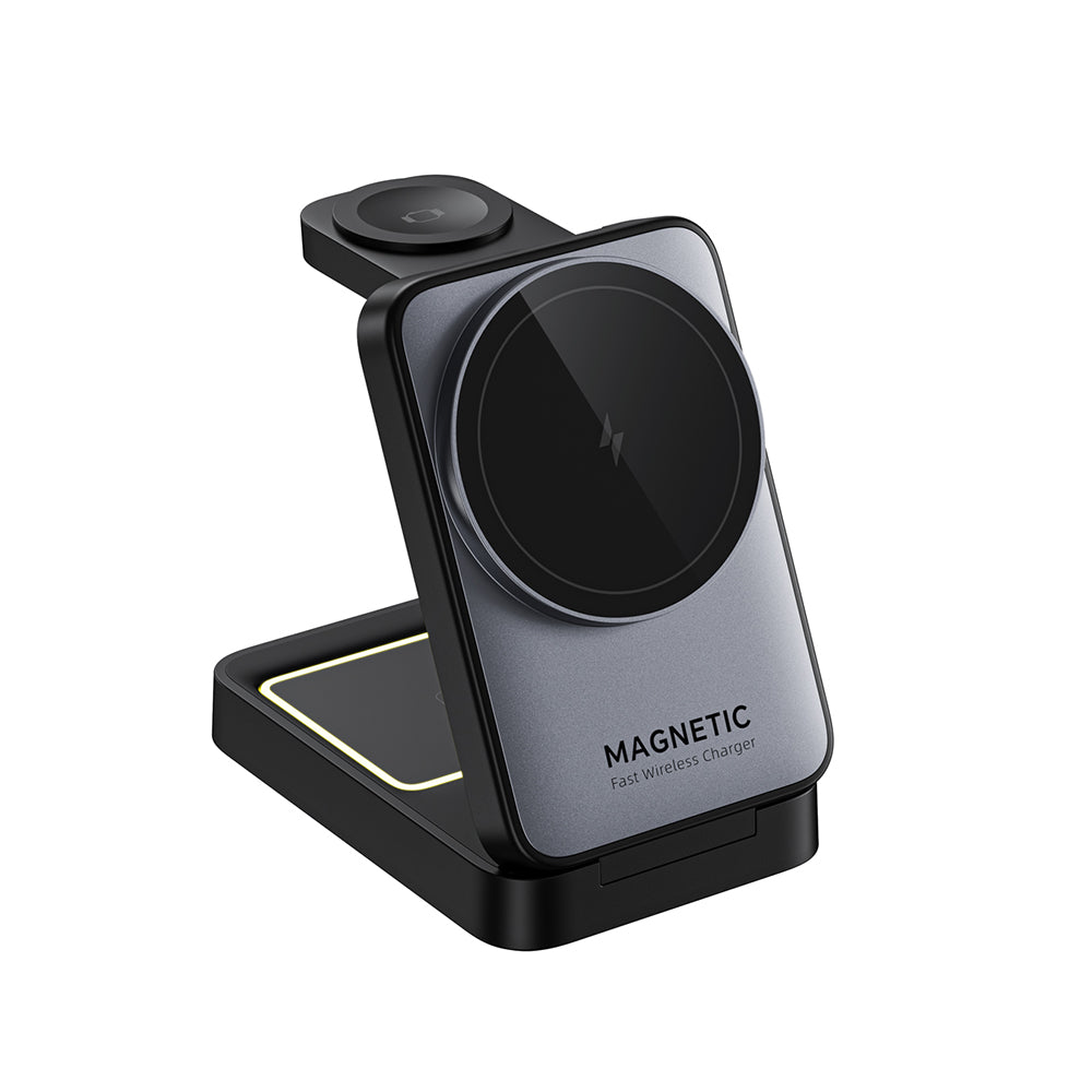 Caricabatterie Wireless HAVIT W3103 3in1, 15W, 1.67A, Nero Grigio