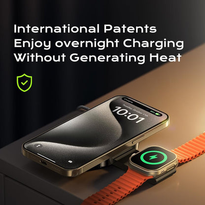 Caricabatterie Wireless Lisen 2in1, 15W, 1.67A, Nero YL0324100013