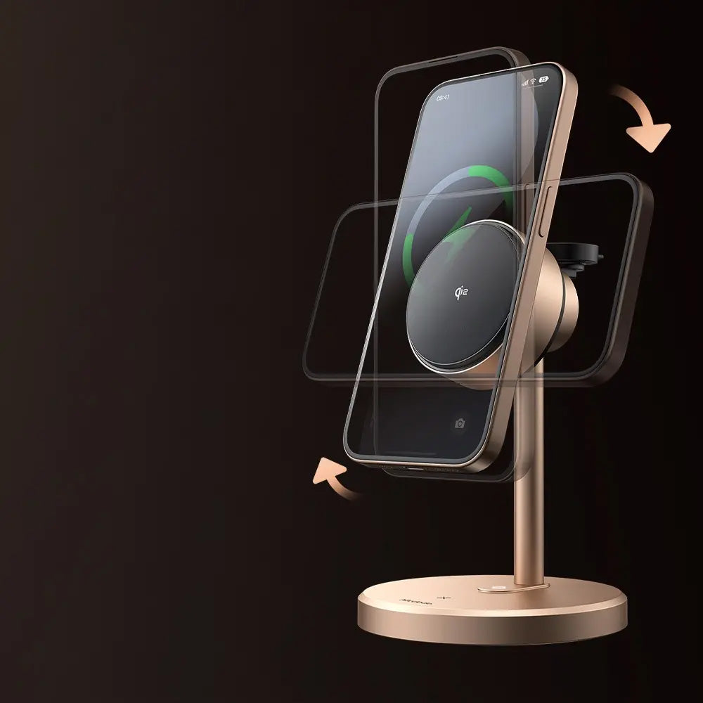 McDodo CH-2463 Swan 3in1 Wireless Network Charger, 22.5W, 1.67A, Gold