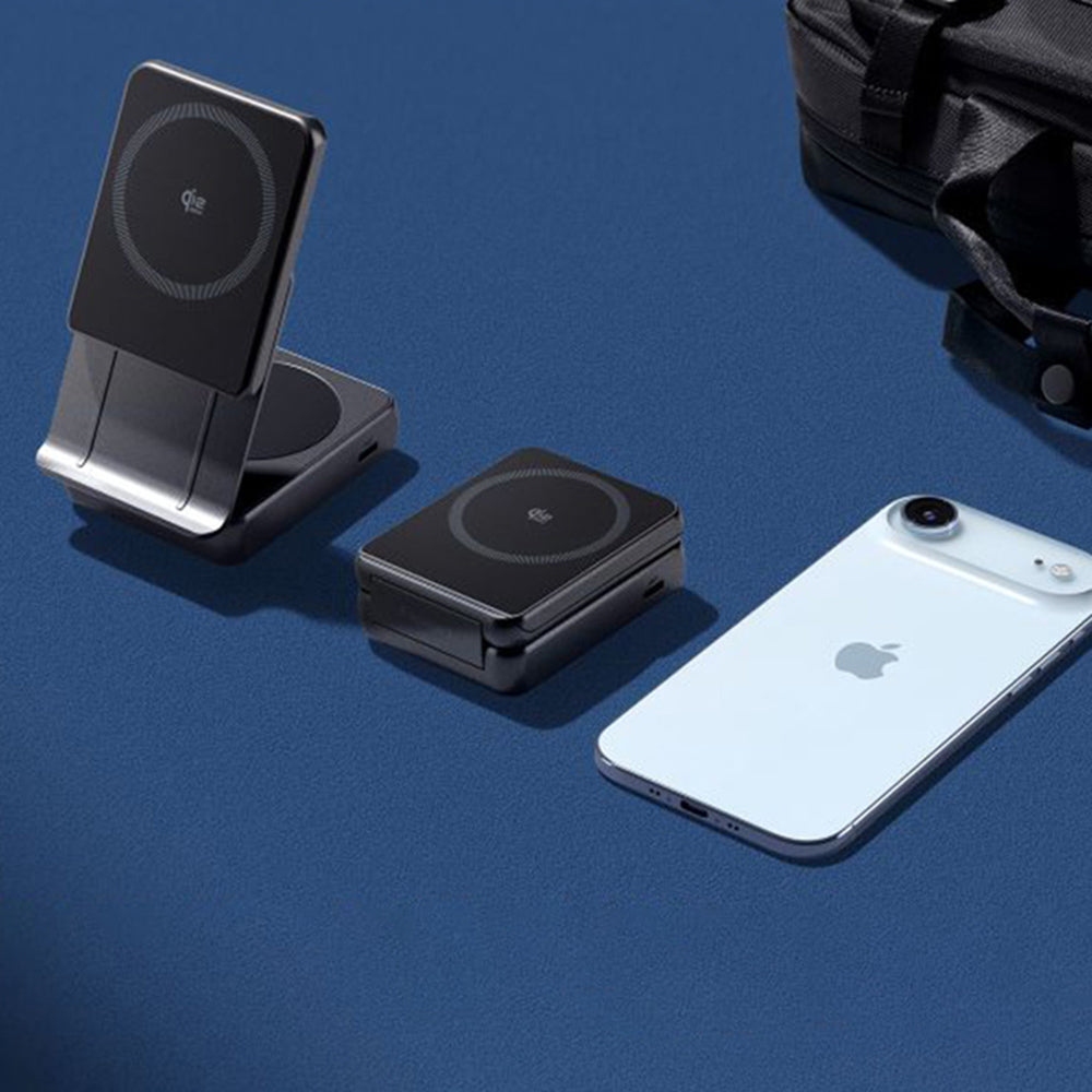 Caricabatterie Rete Wireless Spigen EF302MOQ 3in1, 25W, 1 x USB-C, Grigio