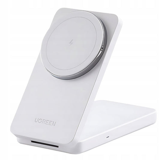 Caricabatterie Wireless da Rete UGREEN W528 2in1, 20W, 1.67A, Bianco
