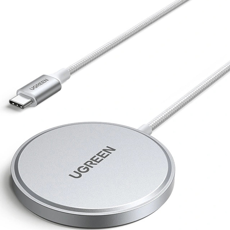 Caricabatterie Wireless UGREEN W703, 15W, 1.67A, Bianco