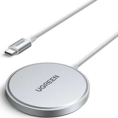 Caricabatterie Wireless UGREEN W703, 15W, 1.67A, Bianco
