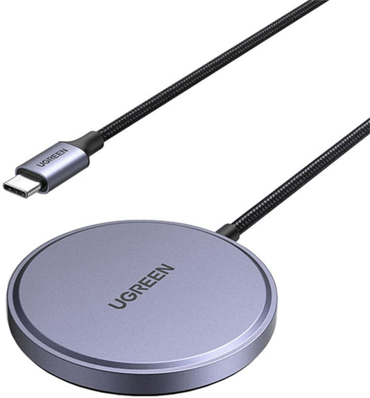 Caricabatterie Wireless UGREEN W703, 15W, 1.67A, Nero