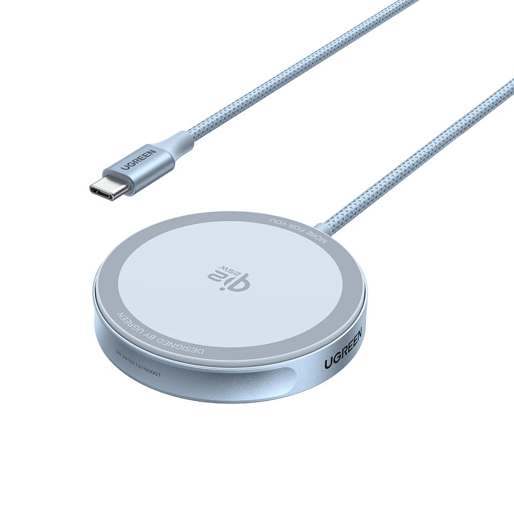 Caricabatterie Wireless UGREEN MagFlow, 25W, Blu