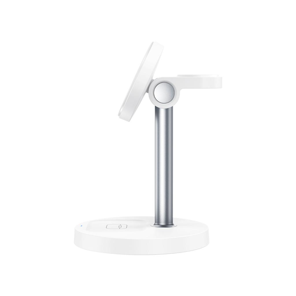Caricabatterie Wireless Retea XO Design CX038 3in1, 15W, 1.67A, Bianco