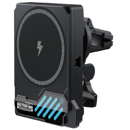 Caricabatterie wireless per auto XO Design SL14, 25 W, nero