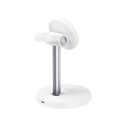 Caricabatterie Wireless Retea XO Design CX038 3in1, 15W, 1.67A, Bianco