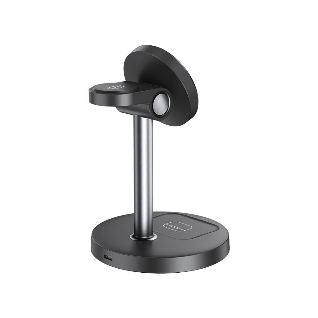 Caricabatterie Wireless Rete XO Design CX038 3in1, 15W, 1.67A, Nero