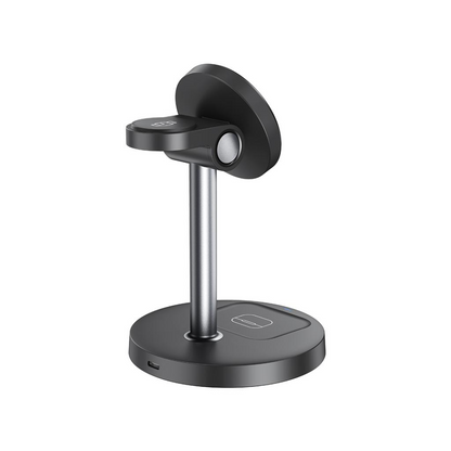 Caricabatterie Wireless Rete XO Design CX038 3in1, 15W, 1.67A, Nero