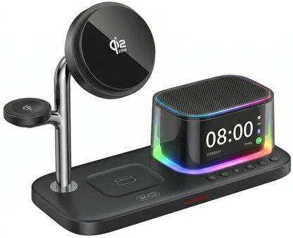 Caricatore da rete wireless XO Design CX045 3in1, 25W, Nero