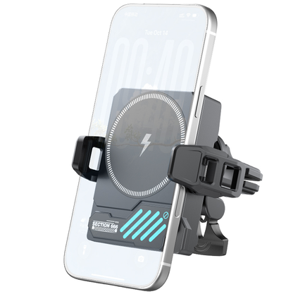 Caricabatterie wireless per auto XO Design SL14, 25 W, nero