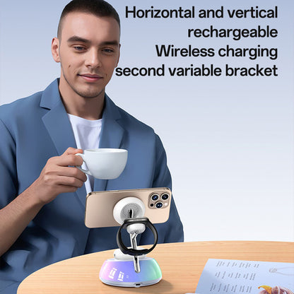 Caricabatterie Wireless Yesido DS31 3in1, 15W, 1.67A, Bianco