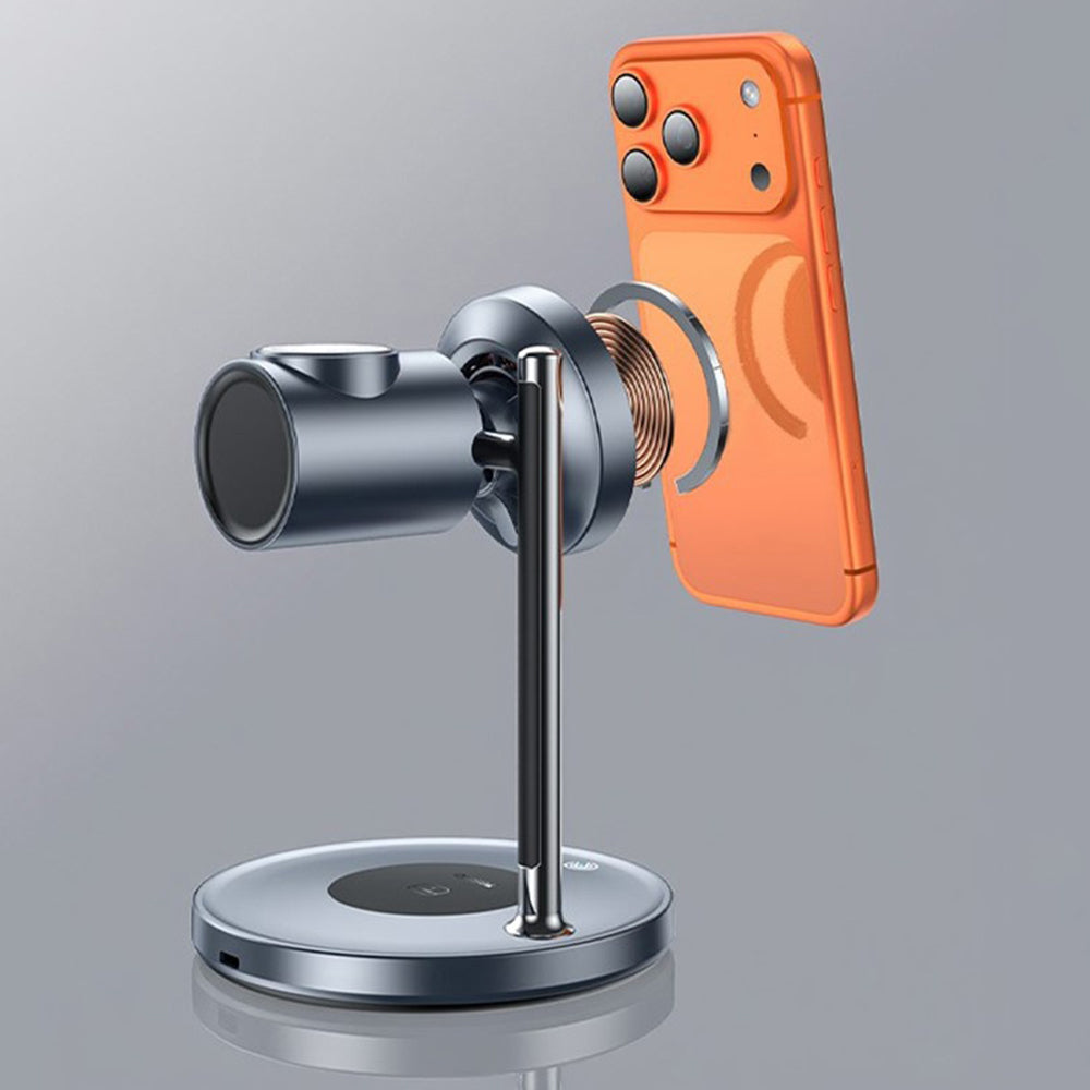 Caricabatterie Wireless Yesido DS40 3in1, 25W, 1.67A, Nero