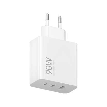Xiaomi Network Charger, 90W, 6.1A, 1 x USB-A - 2 x USB-C, White BHR087MEU