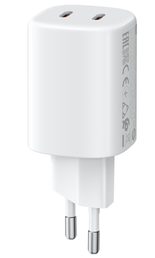 Caricatore da rete Xiaomi Nano Turbo, 45W, 3A, 2 x USB-C, Bianco BHR087OEU