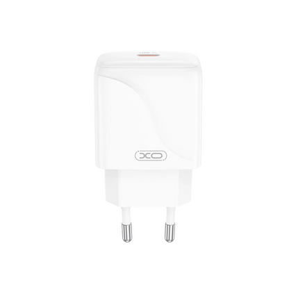 Caricabatterie Rete XO Design L141, 20W, 3A, 1 x USB-C, Bianco
