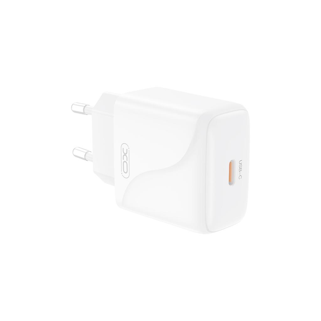 Caricabatterie Rete XO Design L141, 20W, 3A, 1 x USB-C, Bianco