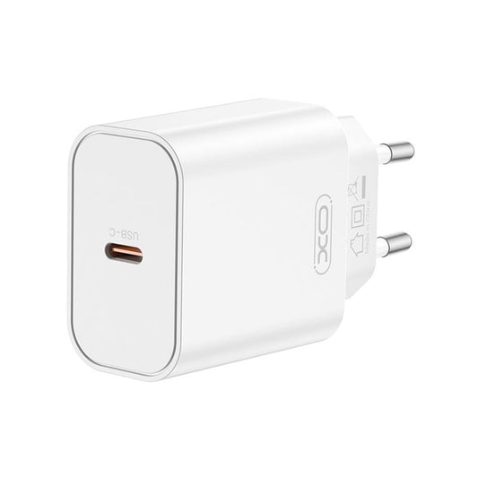 Caricabatterie Rete XO Design CE32, 20W, 3A, 1 x USB-C, Bianco
