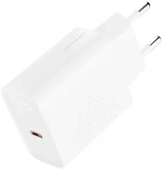 Caricabatterie Rete XO Design L162, 30W, 3A, 1 x USB-C, Bianco