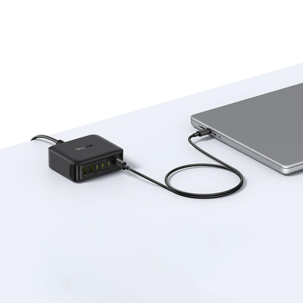 Caricabatterie Stazione Baseus EnerFill FH21, 120W, 3.25A, 2 x USB-A - 4 x USB-C, Nero E0120T00