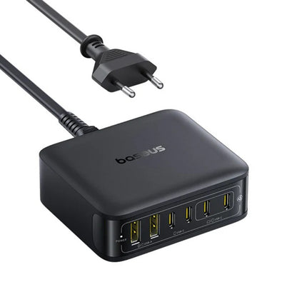 Caricabatterie Stazione Baseus EnerFill FH21, 120W, 3.25A, 2 x USB-A - 4 x USB-C, Nero E0120T00