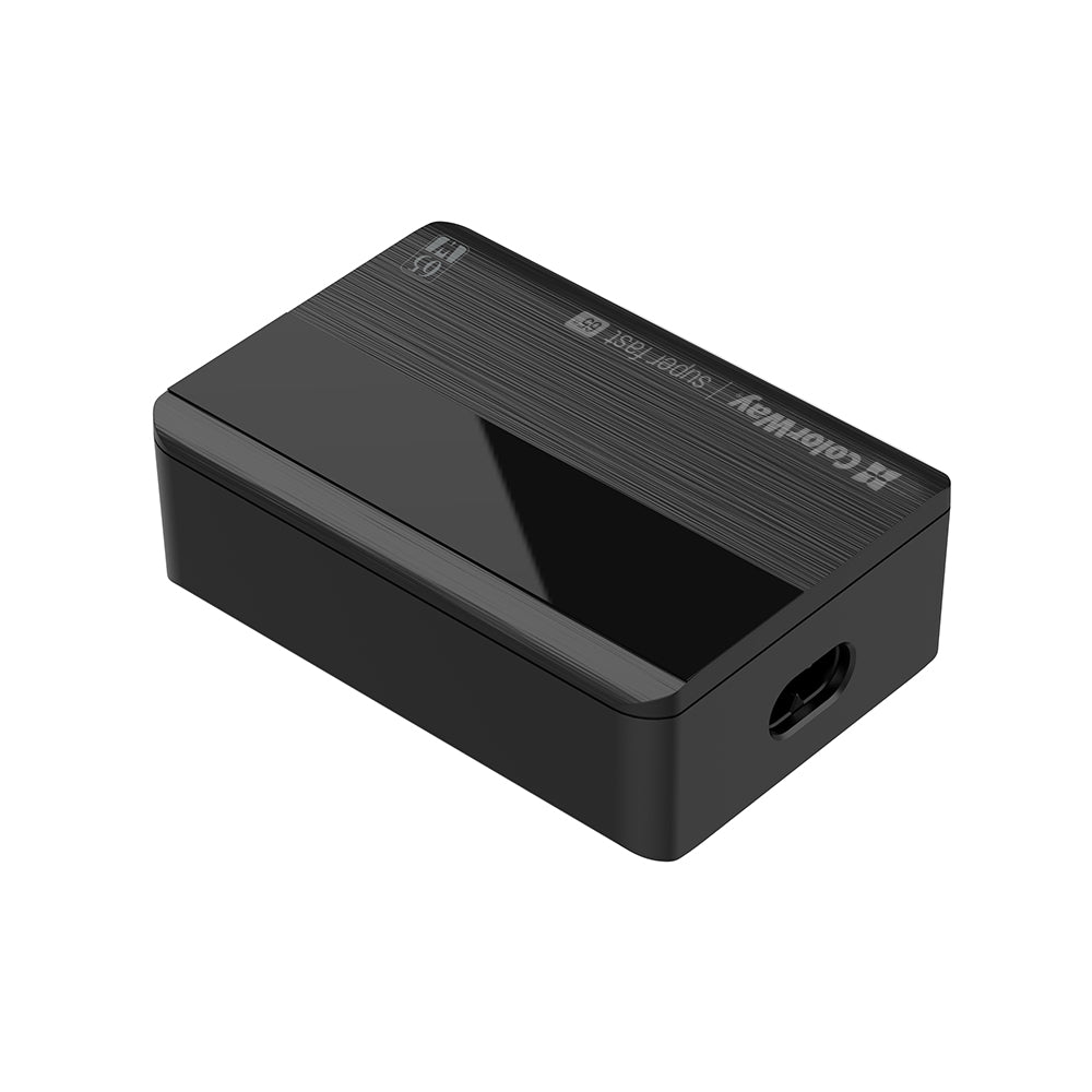 Caricabatterie Stazione ColorWay Display, 65W, 3.25A, 2 x USB-A - 2 x USB-C, Nero