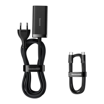 Caricabatterie Stazione USB-C Baseus GaN3 Pro, 100W, 5A, 2 x USB-A - 2 x USB-C, Nero, Ricondizionato CCGP000101