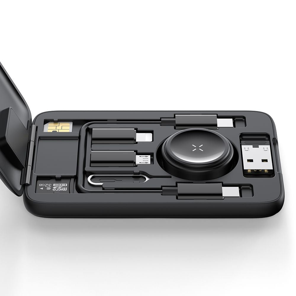 Caricabatterie Wireless McDodo CH-2440 8in1 per Apple Watch Series, Nero